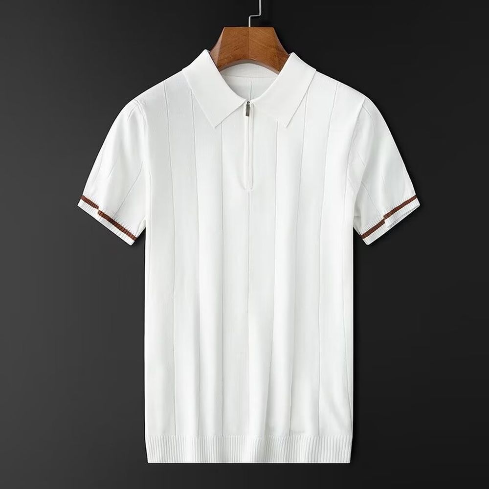 Lapel Short-sleeved Polo Shirt All Match T-shirt Top
